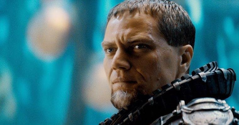 Michael Shannon como General Zod em O Homem de Aço. (Warner Bros. Pictures/Reprodução)