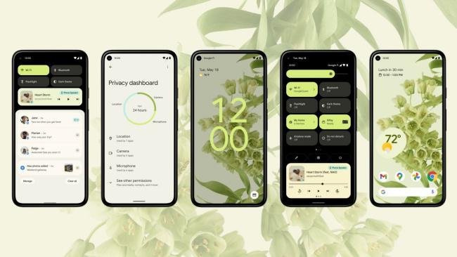 O Android 12 foi apresentado em outubro.