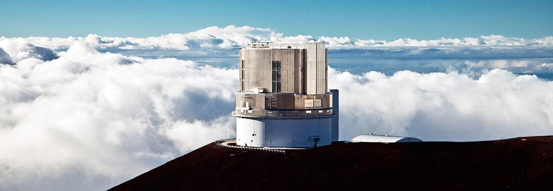 Telescópio japonês Subaru, localizado no Havaí.