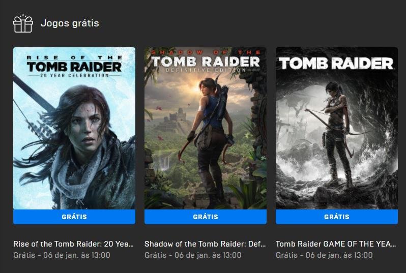 Shadow of the Tomb Raider está de graça na Epic Games Store