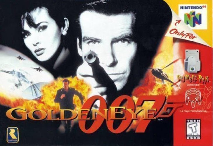 A caixa de GoldenEye 007.