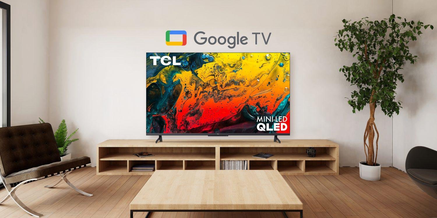 TV TCL miniLED com Google TV.