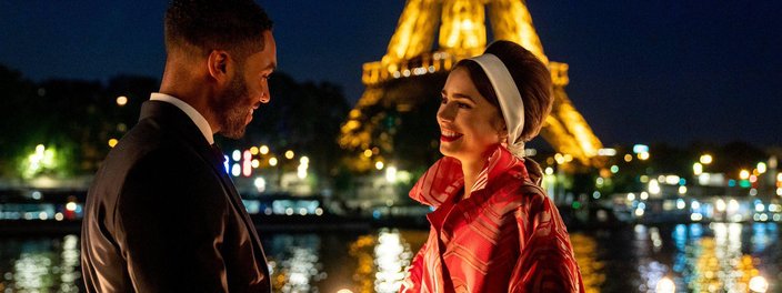 Imagem de: Emily em Paris: Lily Collins responde a vandalismo em outdoor da série