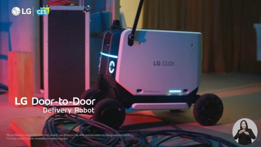 O Door-to-Door Delivery Bot é capaz de se adaptar a terrenos inclinados