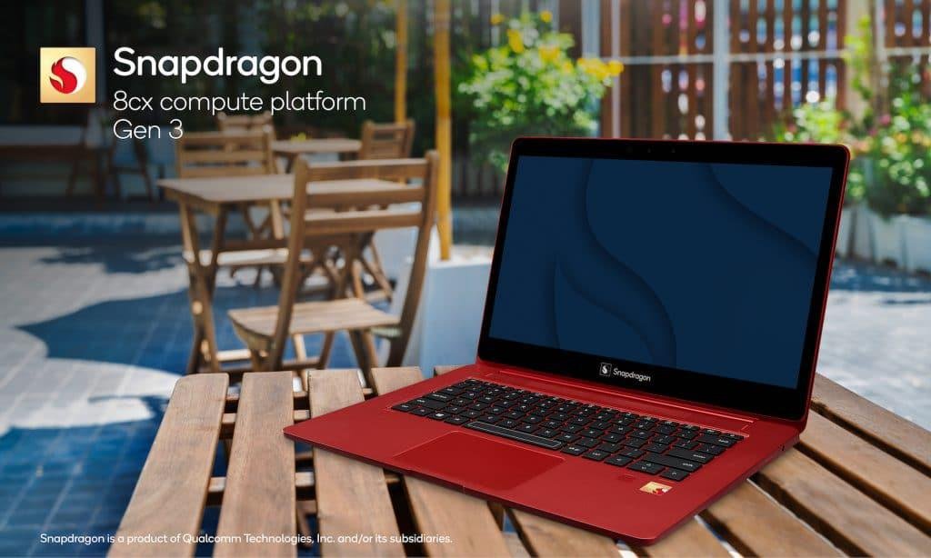 Snapdragon 8cx Gen 3 é a nova plataforma computacional de alto desempenho da Qualcomm. (Fonte: Qualcomm / Reprodução)