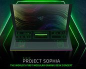 Razer mostra na CES 2022 o Project Sophia, híbrido de PC e mesa gamer