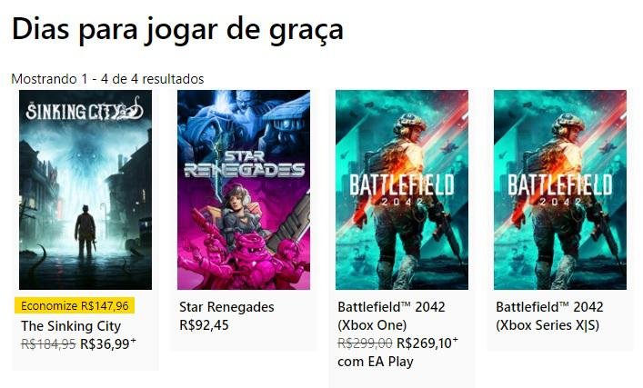 Battlefield 2042 tem fim de semana grátis para assinantes da Live Gold