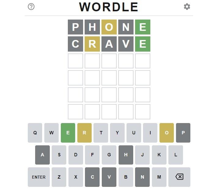 Tem jeito para jogos de palavras? Wordle parece simples, mas vai desafiar a  sua mente - Site do dia - SAPO Tek