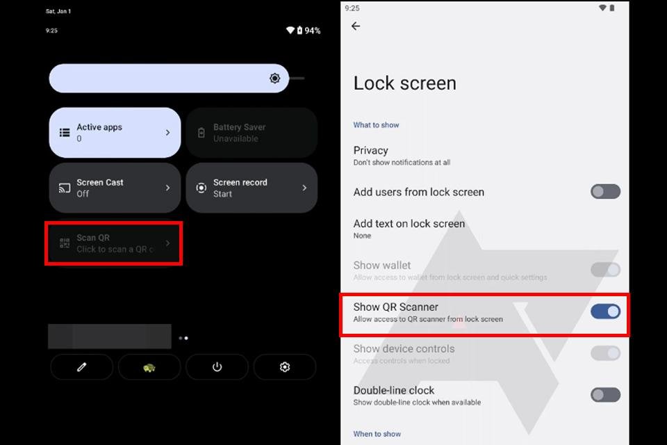 Novos atalhos para o leitor de QR Codes. (Fonte: Android Police via 9to5 Google / Reprodução)
