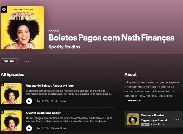 Boletos Pagos com Nath Finanças