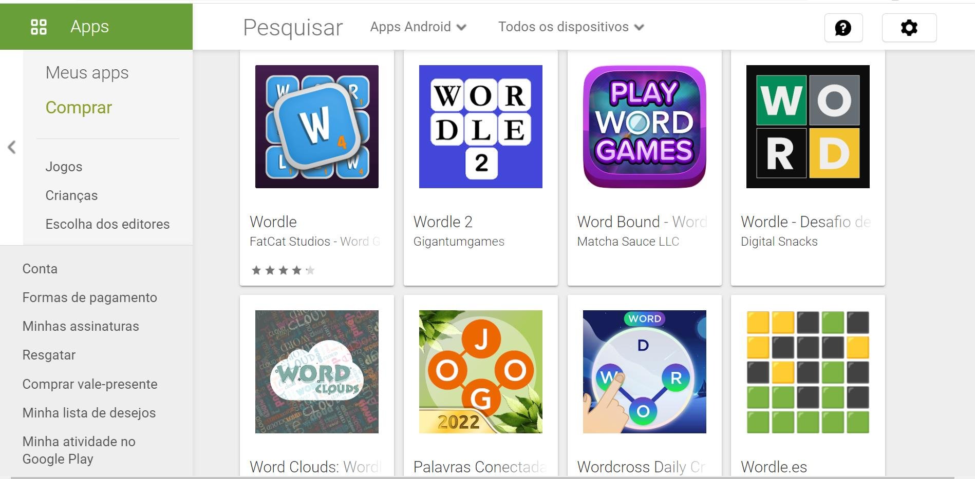 Clones de aplicativos podem esconder arquivos maliciosos. (Fonte: Play Store/Reprodução)