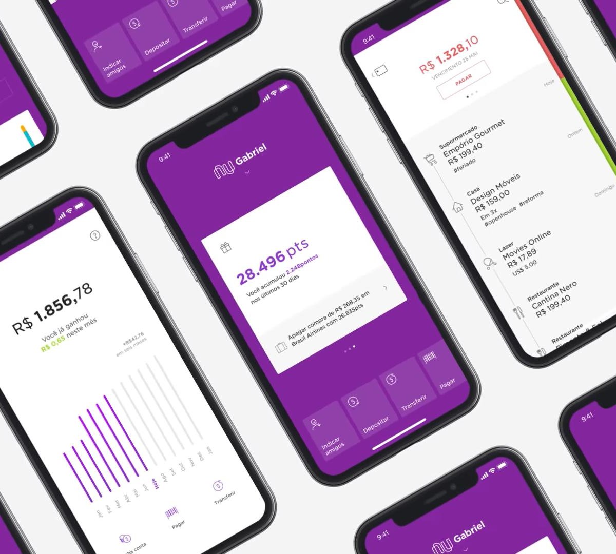 Nubank foi o app de banco mais usado no Brasil em 2021