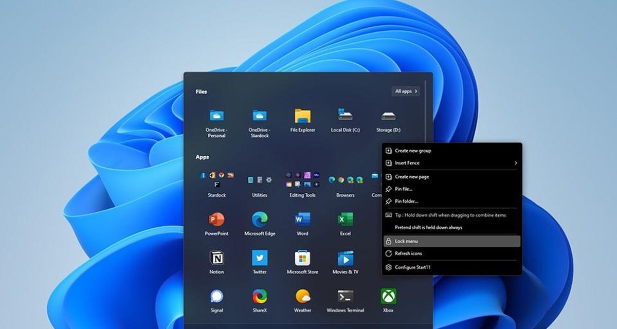 Windows 11: app personaliza 'Menu Iniciar' com pastas