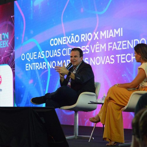 Atual prefeito do Rio de Janeiro, Eduardo Paes. (Fonte: Rio Innovation Week via Instagram / Reprodução)