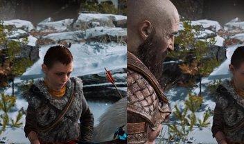 God of War: vídeo compara visuais do PS5 vs. PC