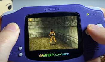 Modder cria port do Tomb Raider original para Game Boy Advance