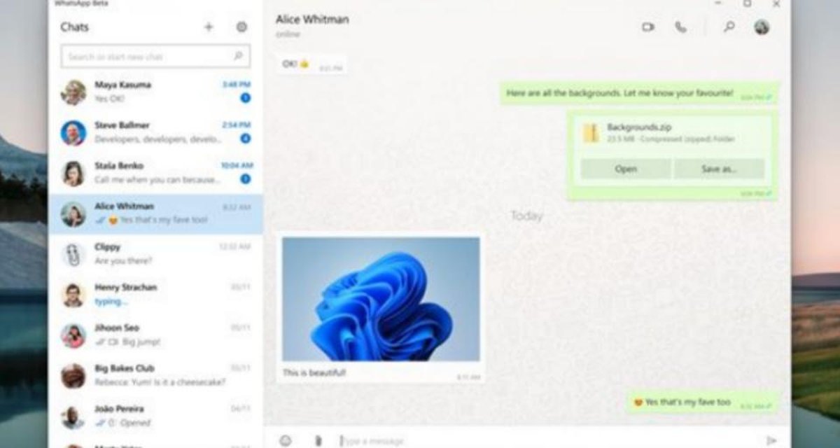 WhatsApp para desktop ganha design ao estilo Windows 11 em beta