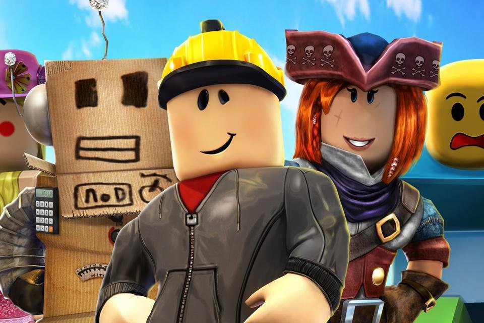 Os personagem do roblox