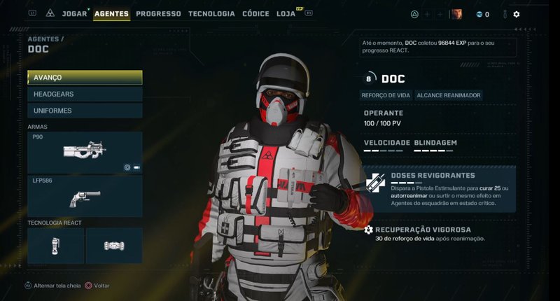 Doc, um dos operadores do jogo