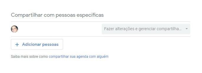 Não esqueça de adicionar os participantes na nova agenda