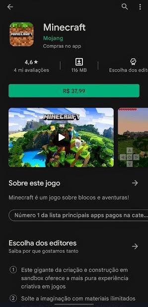 Erro ao comprar jogo no play store. Pedindo para confirmar o país