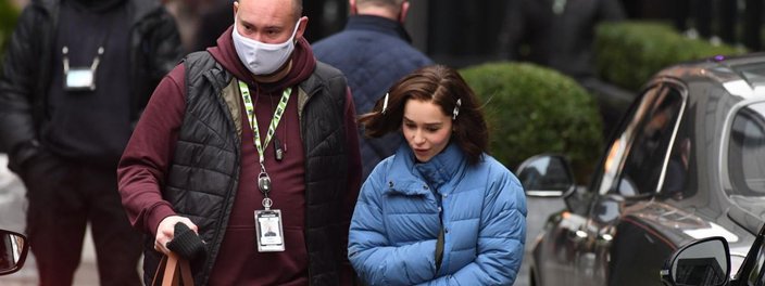 Imagem de: Invasão Secreta: fotos de Emilia Clarke e Cobie Smulders vazam