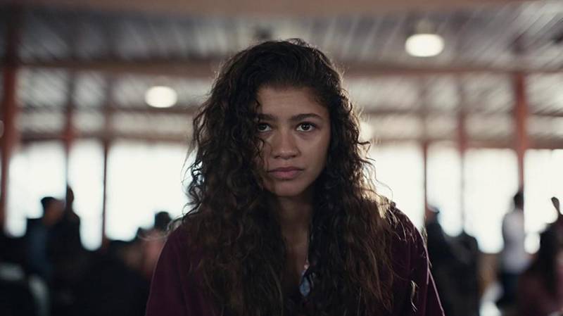 Zendaya em 'Euphoria'.