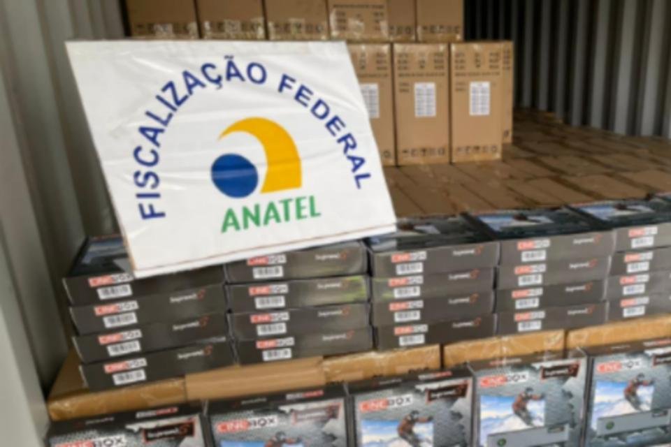 Anatel apreendeu 3,3 milhões de produtos irregulares em 2021