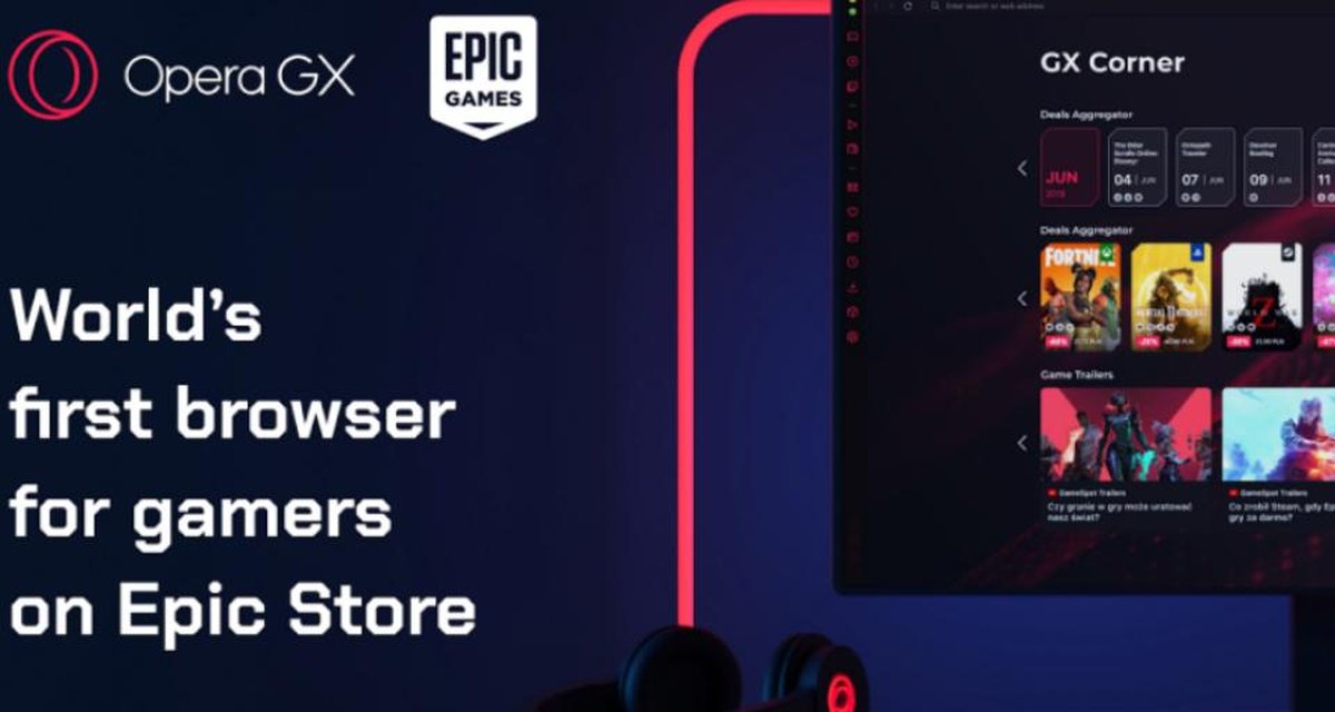 Opera GX: navegador para jogos é adicionado à Epic Games Store