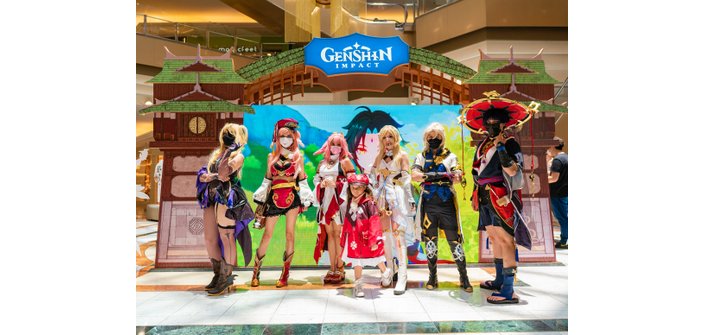 Evento Genshin Impact no Shopping Eldorado, em SP