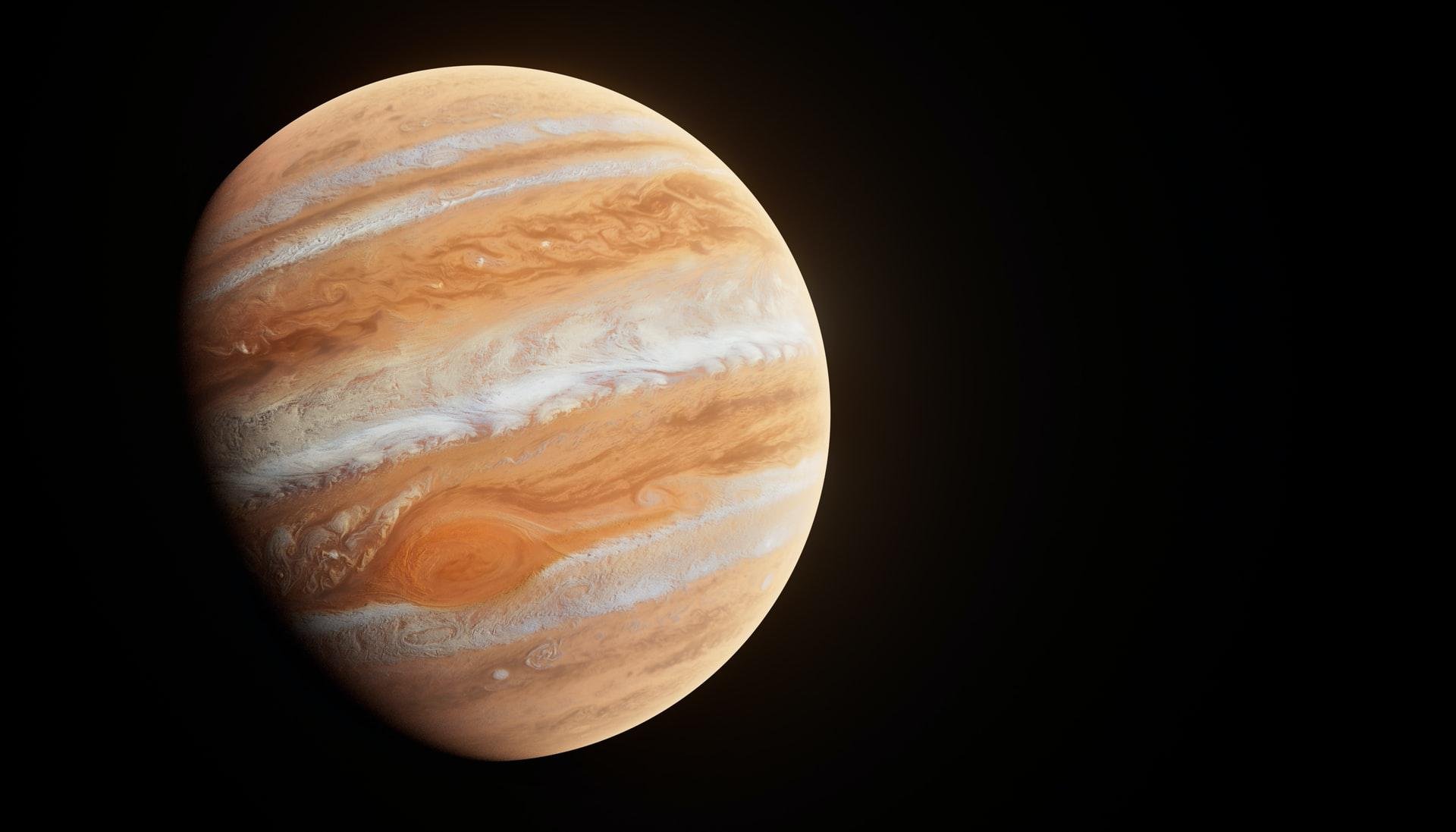 Júpiter é o maior planeta do sistema solar (Fonte: Unplash/Planet Volumes)
