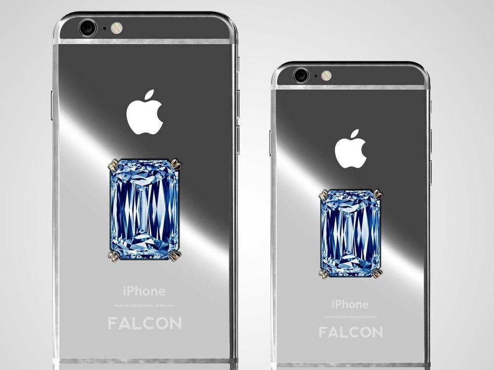 O iPhone 6 Falcon Blue Diamond é um modelo mais 