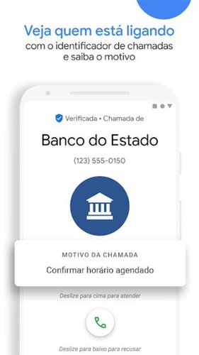 O app Telefone do Android também pode identificar e bloquear spam.