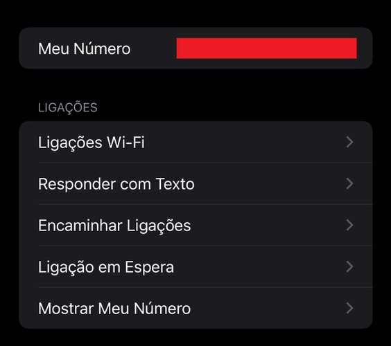 Além do seu número, é possível também mudar algumas configurações em relação à chamadas telefônicas