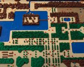 Fã recria mapa de Zelda original com 25 mil peças de LEGO