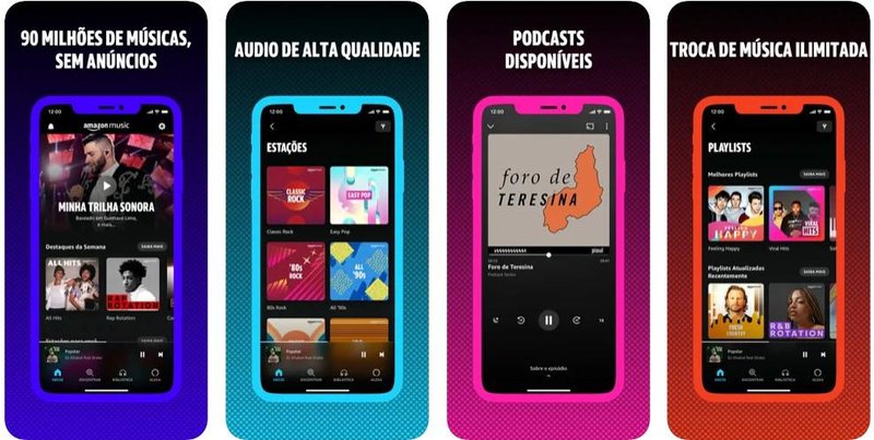 O Amazon Music traz uma série de planos diferentes