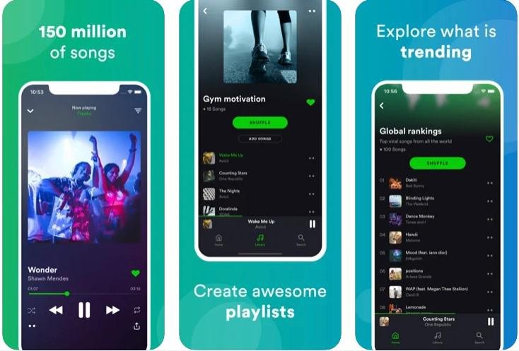 Existe algum APP de música grátis que possa ser usado sem Internet