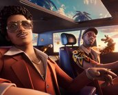 Fortnite anuncia skins de Bruno Mars e Anderson .Paak