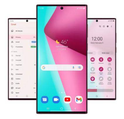Personalize a interface e apps com novos designs e cores.