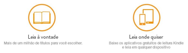 O Kindle Unlimited oferece mais de 1 milhão de ebooks para os assinantes.