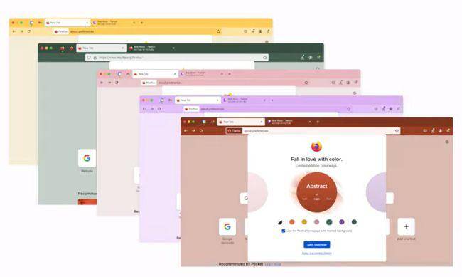Os temas personalizados lançados no Firefox 94 serão removidos nesta nova atualização.