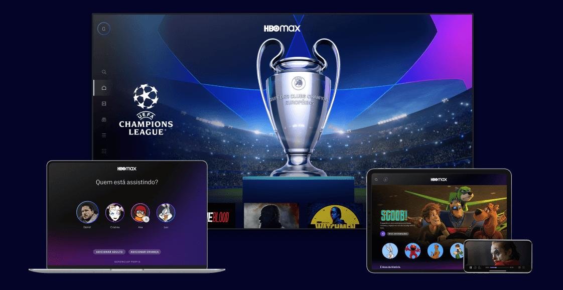 HBO Max terá 30 horas de conteúdo para a Champions League