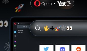 Opera ganha busca personalizada por domínios em emoji