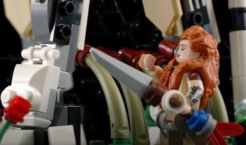 LEGO de Horizon Forbidden West tem Pescoção e boneco da Aloy