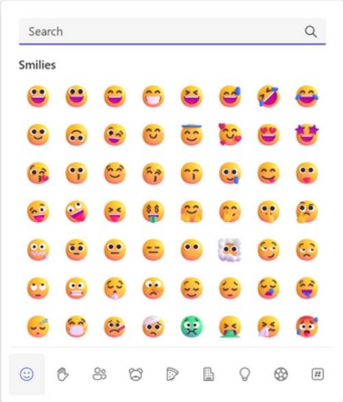 A atualização com os emojis 3D já está disponível em todas as versões do Microsoft Teams.