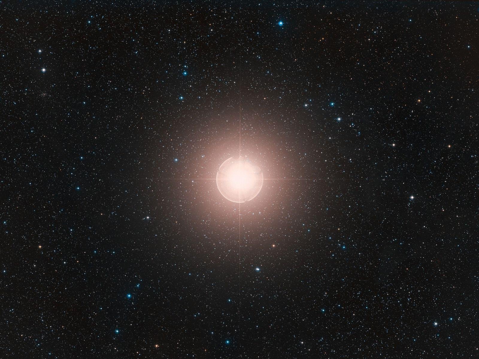 Betelgeuse, uma supergigante vermelha.