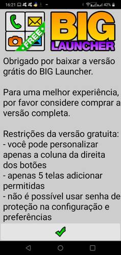 (Fonte: Big Launcher/Reprodução)
