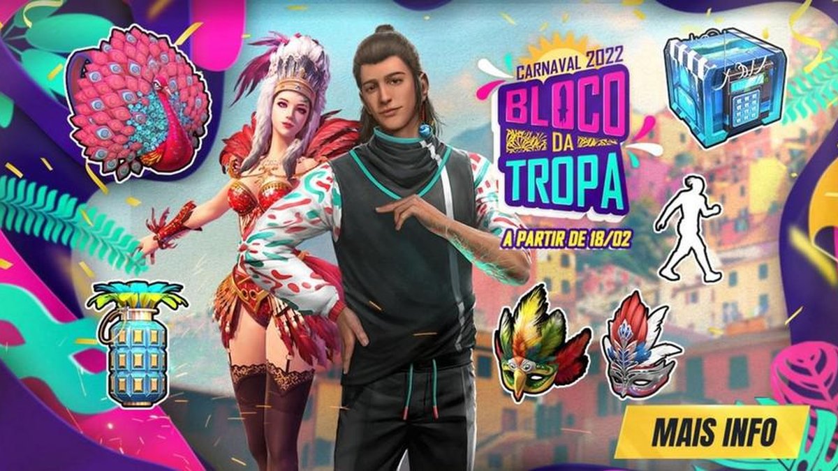 Garena Free Fire - Evento novo na área, tropa! Escolha com