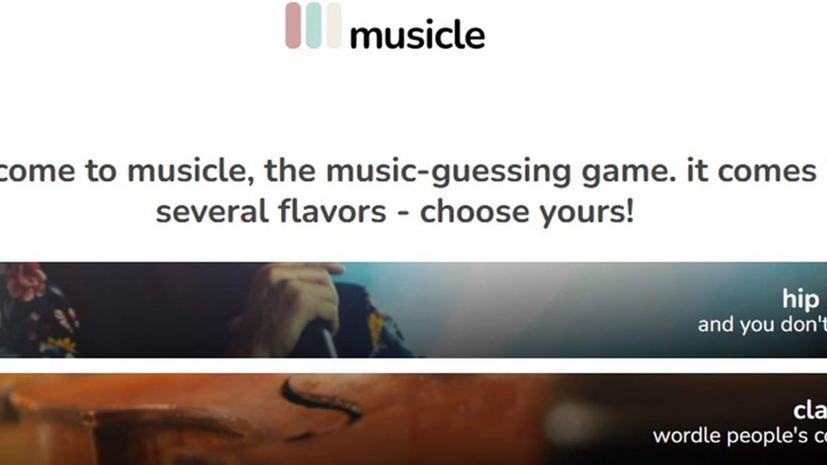 Tudo sobre Musicle, o jogo de adivinhação de música no 'estilo' Wordle
