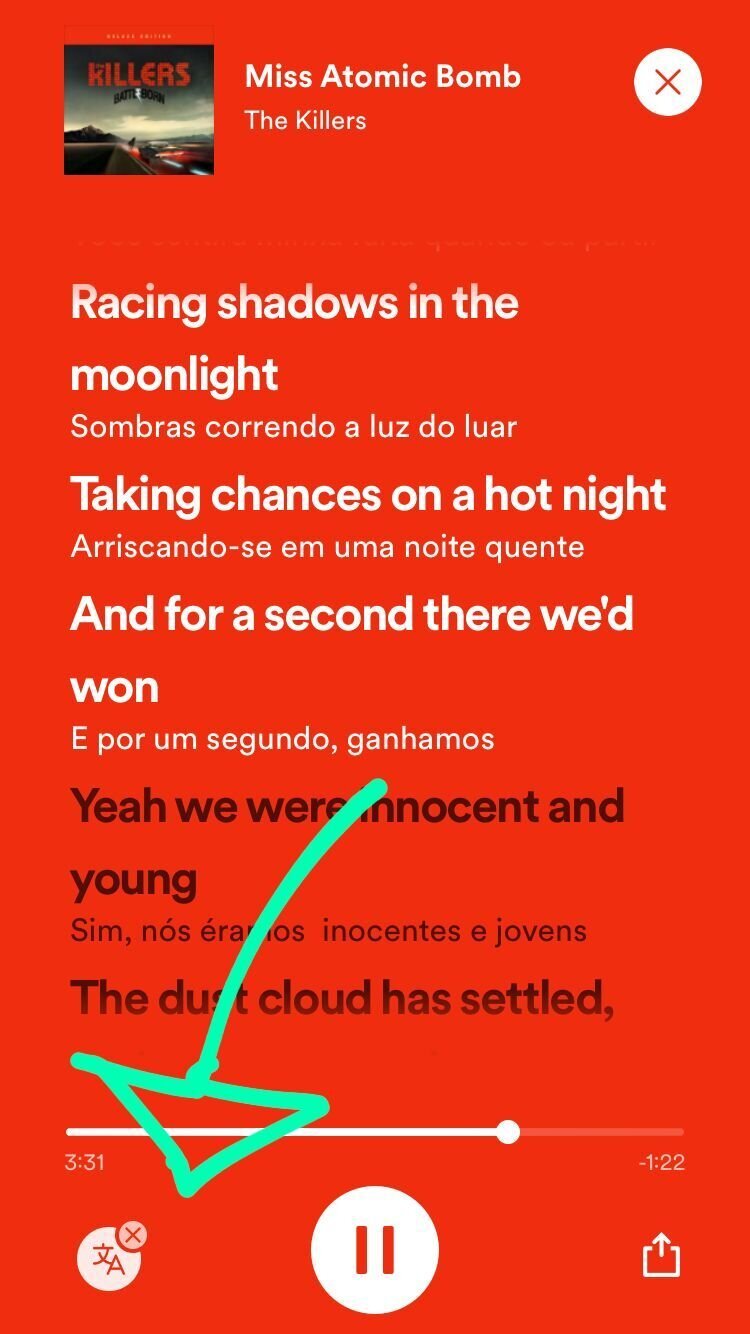 Tradução de letras no Spotify - Mobile e Wearables - Tecnoblog Comunidade